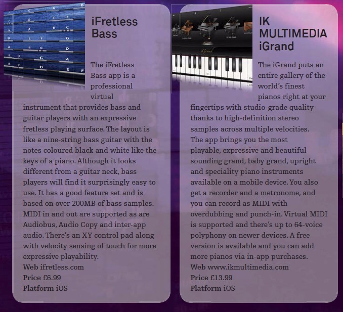 iFretless Bass<br />IK Multimedia iGrand