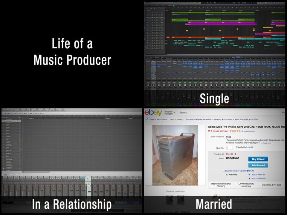 Life Of A Music Producer :)