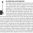 HK Audio USA - Lucas Nano 600