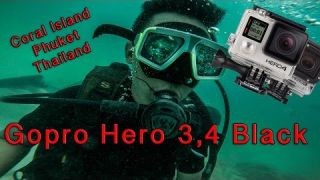 Gopro Hero 3 4 Black Diving - 4K 30fps (Coral Island, Phuket, Thailand)